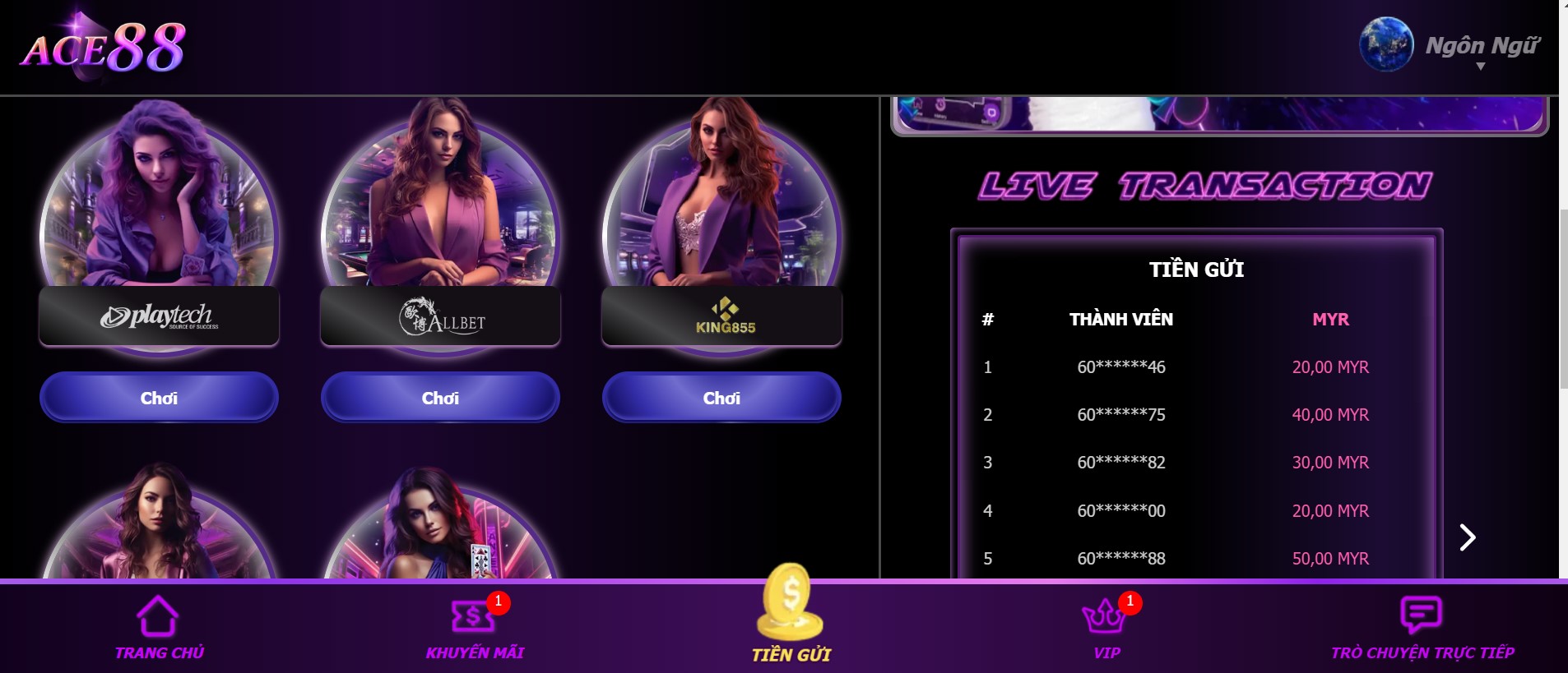 Casino ACE88 được đánh giá cao với nhiều ưu điểm vượt trội nâng tầm chất lượng